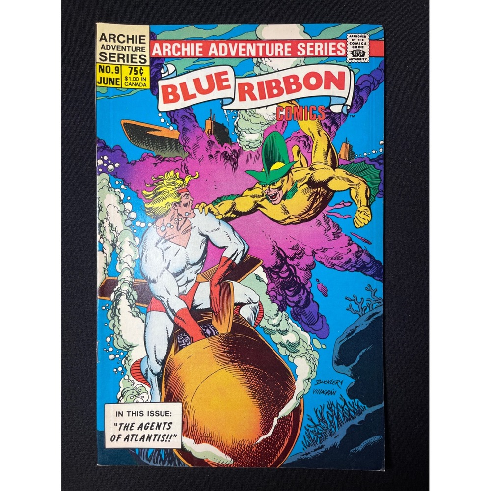 Archie Adventure Series Blue Ribbon Comics No 915 The Agents of Atlantis